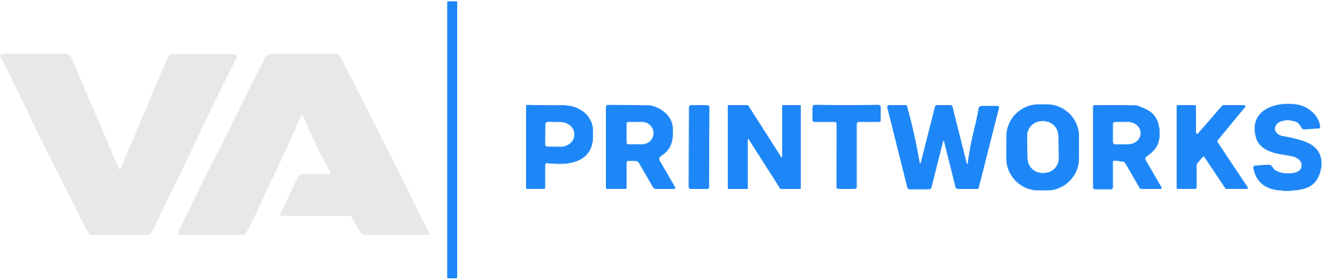 VA Printworks logo — specialist in kledingbedrukking en belettering Breda