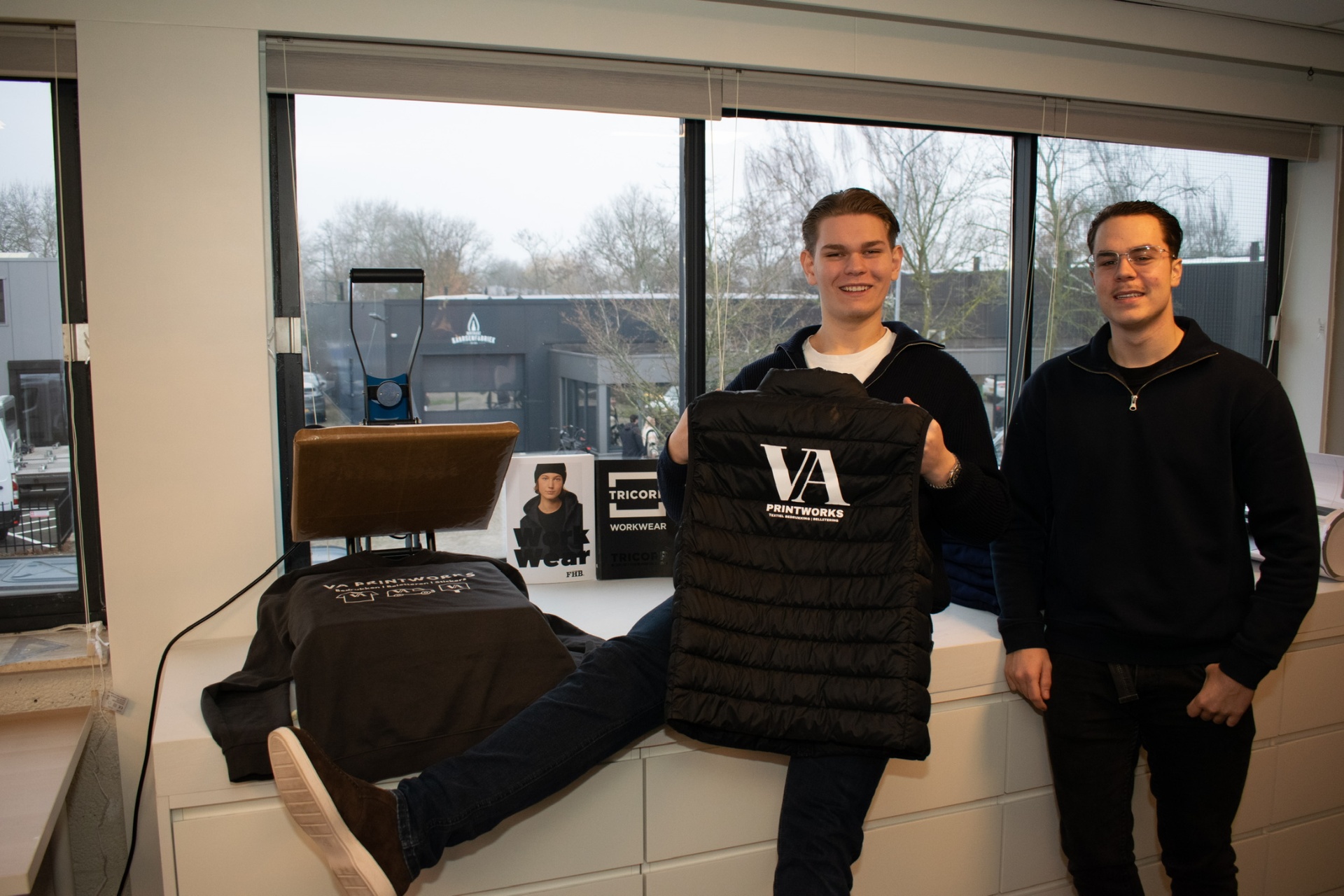 Tom en Duncan – oprichters van VA Printworks